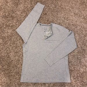 Arc’teryx Sirrus Henley LS Shirt, Men’s Large, Color: Delos Grey Heather - NWOT